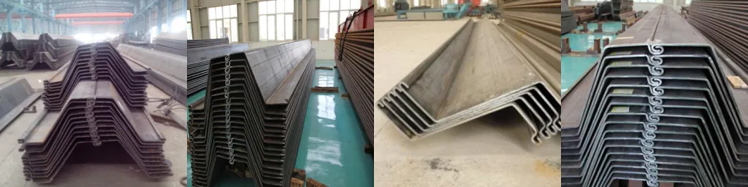 Sy295 Sy390 Type 2 Type3 Steel Sheet Pile 400*100*10.5mm*48.0kg/M Steel Profile U Shape/Z Shape Sheet Pile Sheet Pile with Manufacture Price